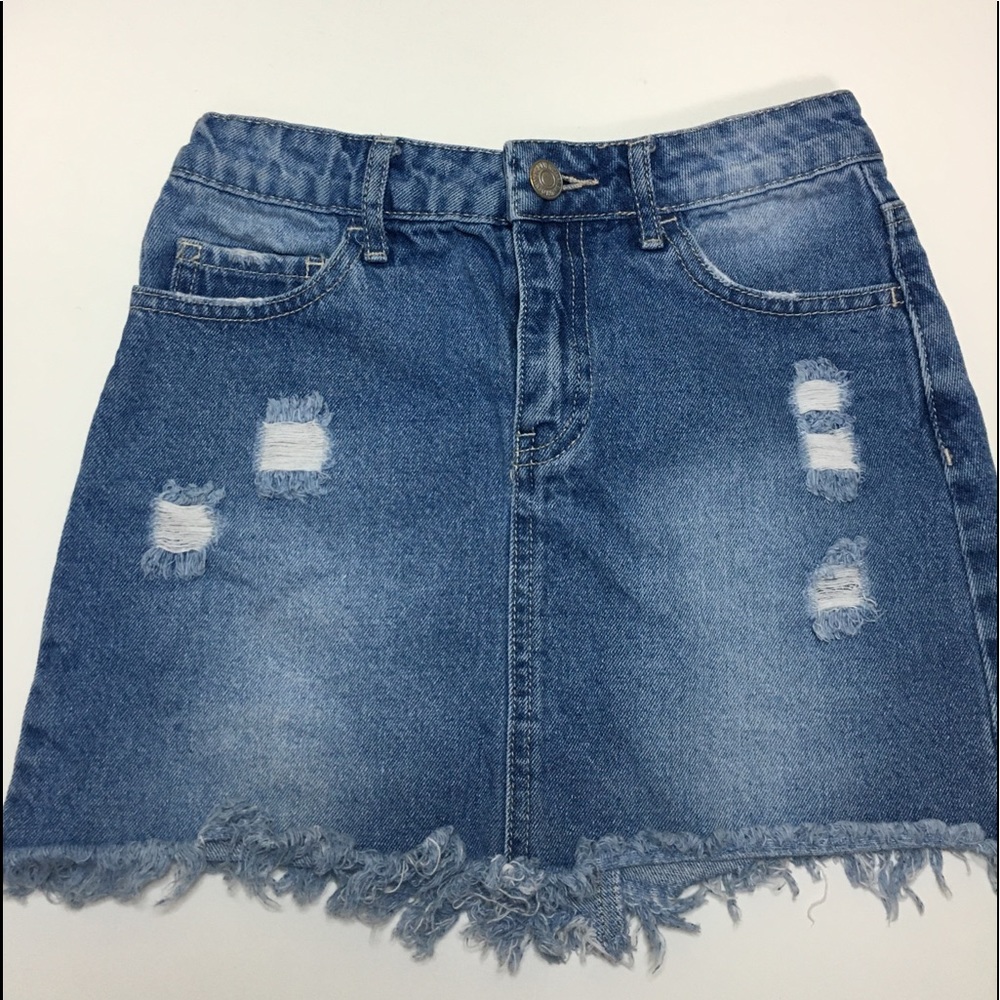 Forever 21 jean skirt kids size L